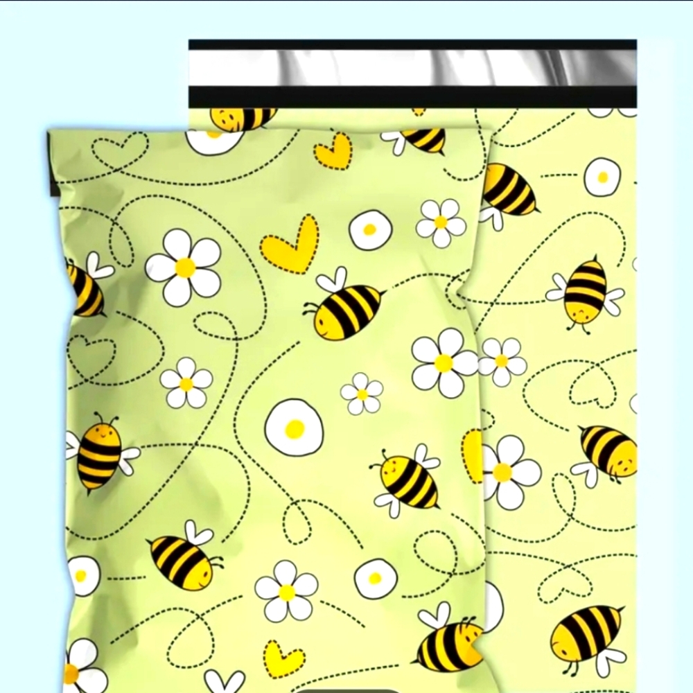 14.5" X 19" Busy Bee Poly Mailer 25 Pc. Set Plus, plus, Plus!